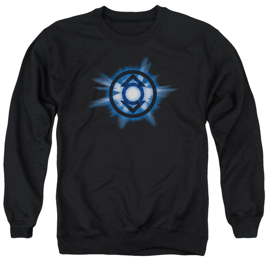 Green Lantern Indigo Glow Mens Crewneck Sweatshirt Black