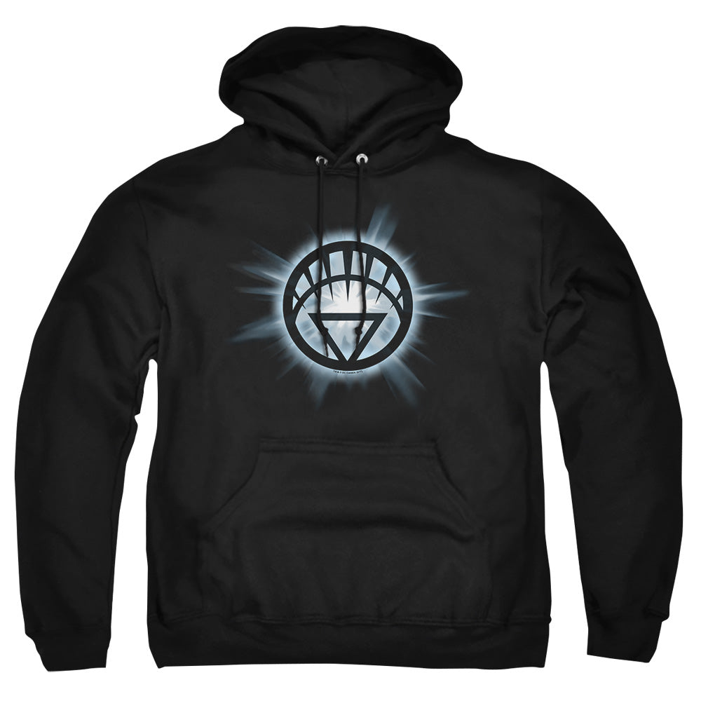 Green Lantern White Glow Mens Hoodie Black Officially Licensed