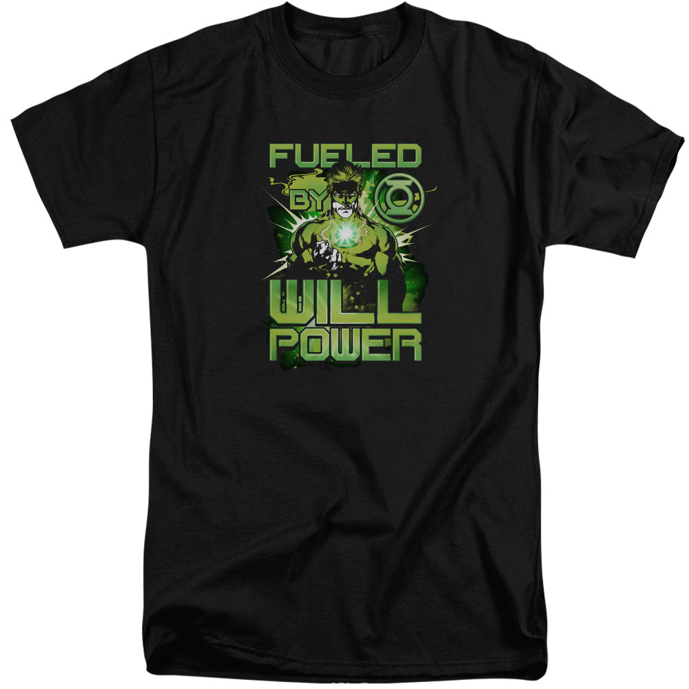 Green Lantern Fueled Mens Tall T Shirt Black Officially Licensed