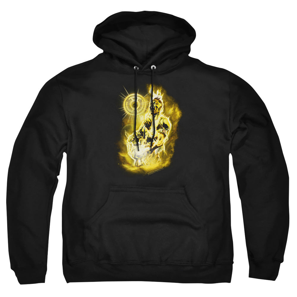 Green Lantern Sinestro Nebula Mens Hoodie Black Officially Licensed