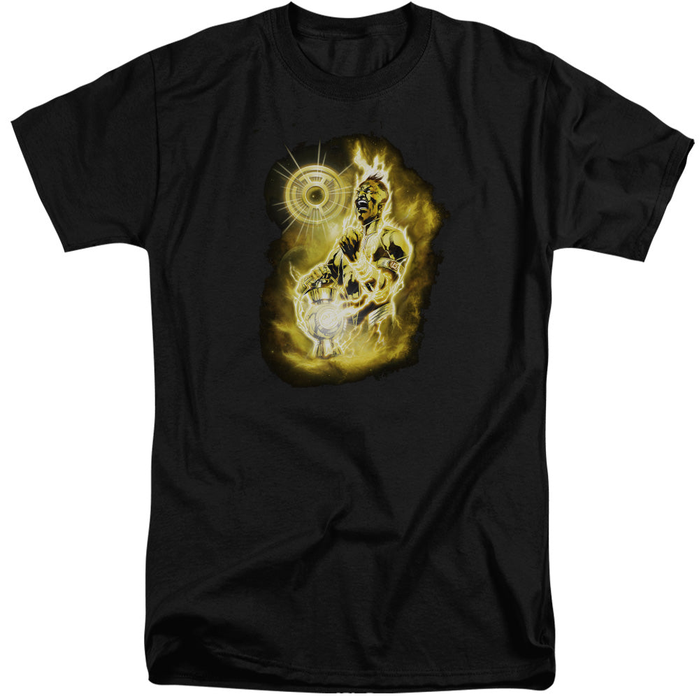 Green Lantern Sinestro Nebula Mens Tall T Shirt Black Officially Licensed