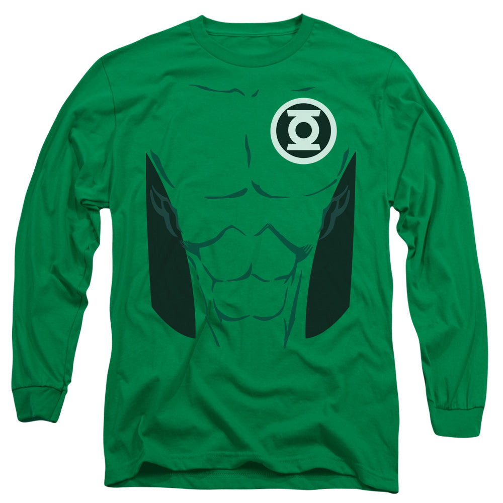 Green Lantern Kyle Rayner Mens Long Sleeve Shirt Kelly Green Officially Licensed