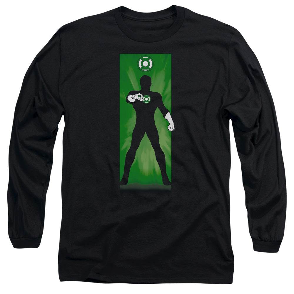 Dc Green Lantern Mens Long Sleeve Shirt Black Officially Licensed
