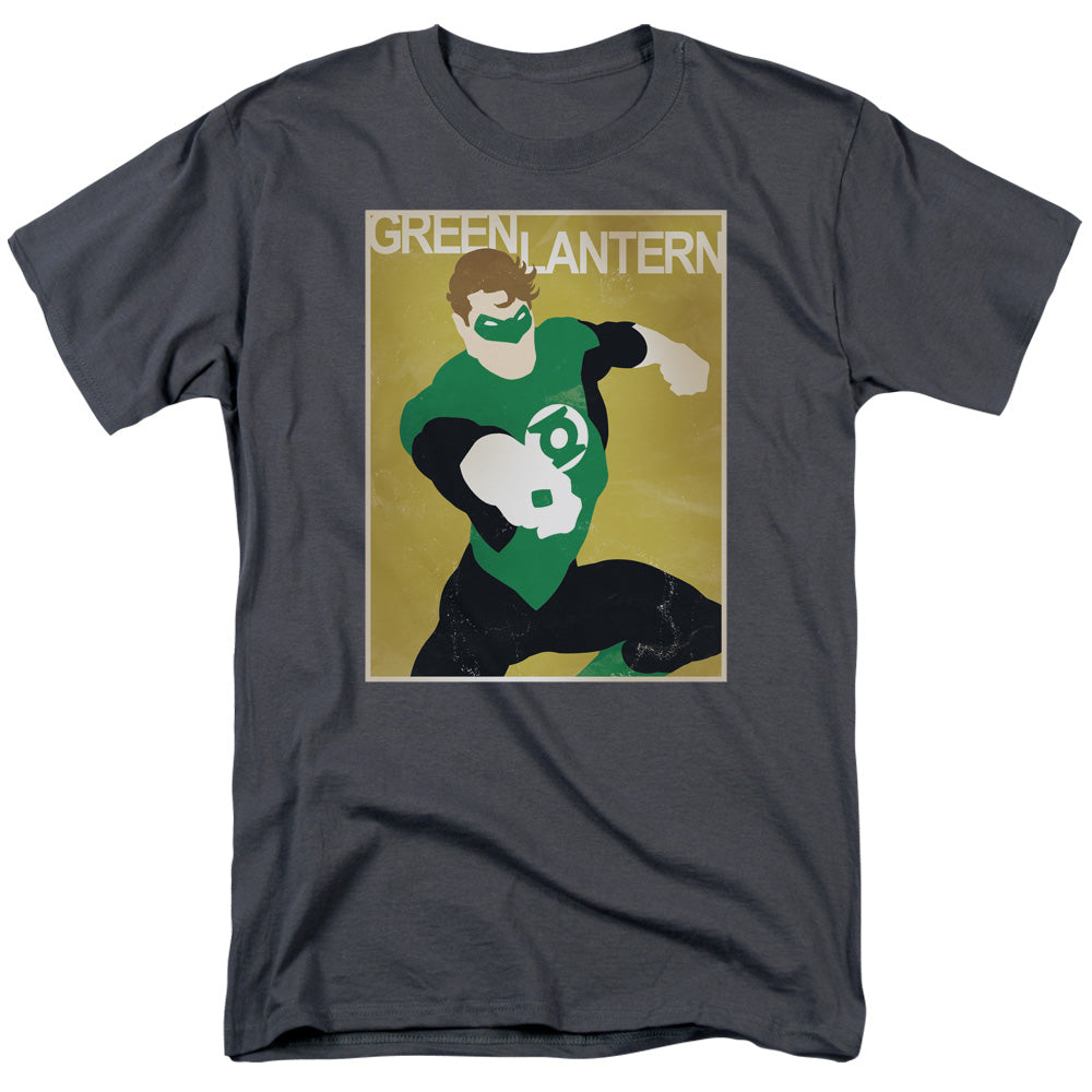 Dc Simple Gl Poster Mens T Shirt Charcoal Officially Licensed
