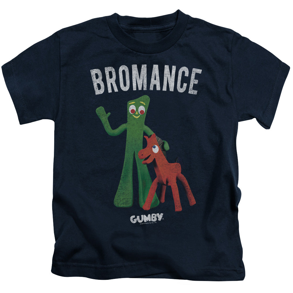 Gumby Bromance Juvenile Kids Youth T Shirt Navy