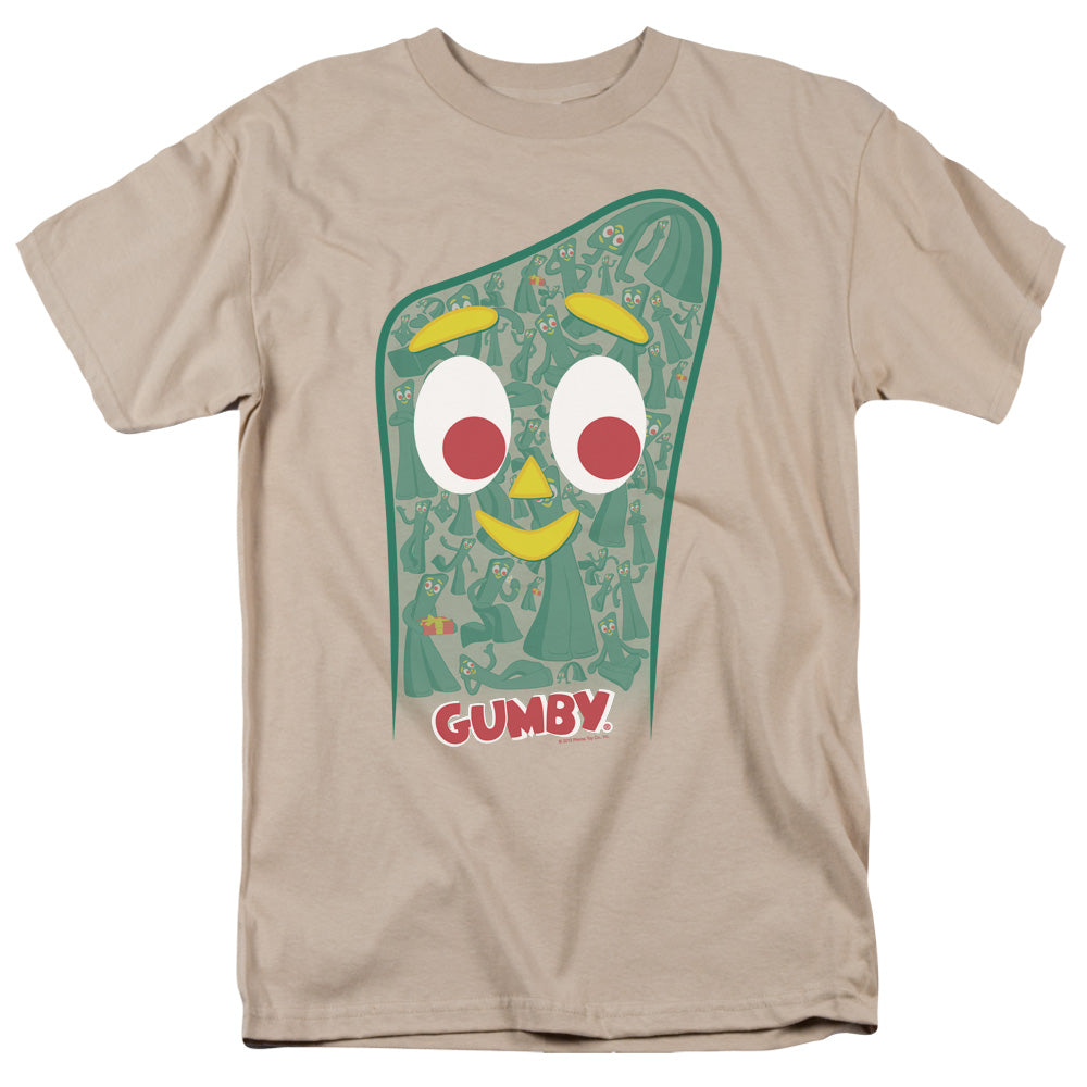 Gumby Inside Gumby Mens T Shirt Sand Officially Licensed
