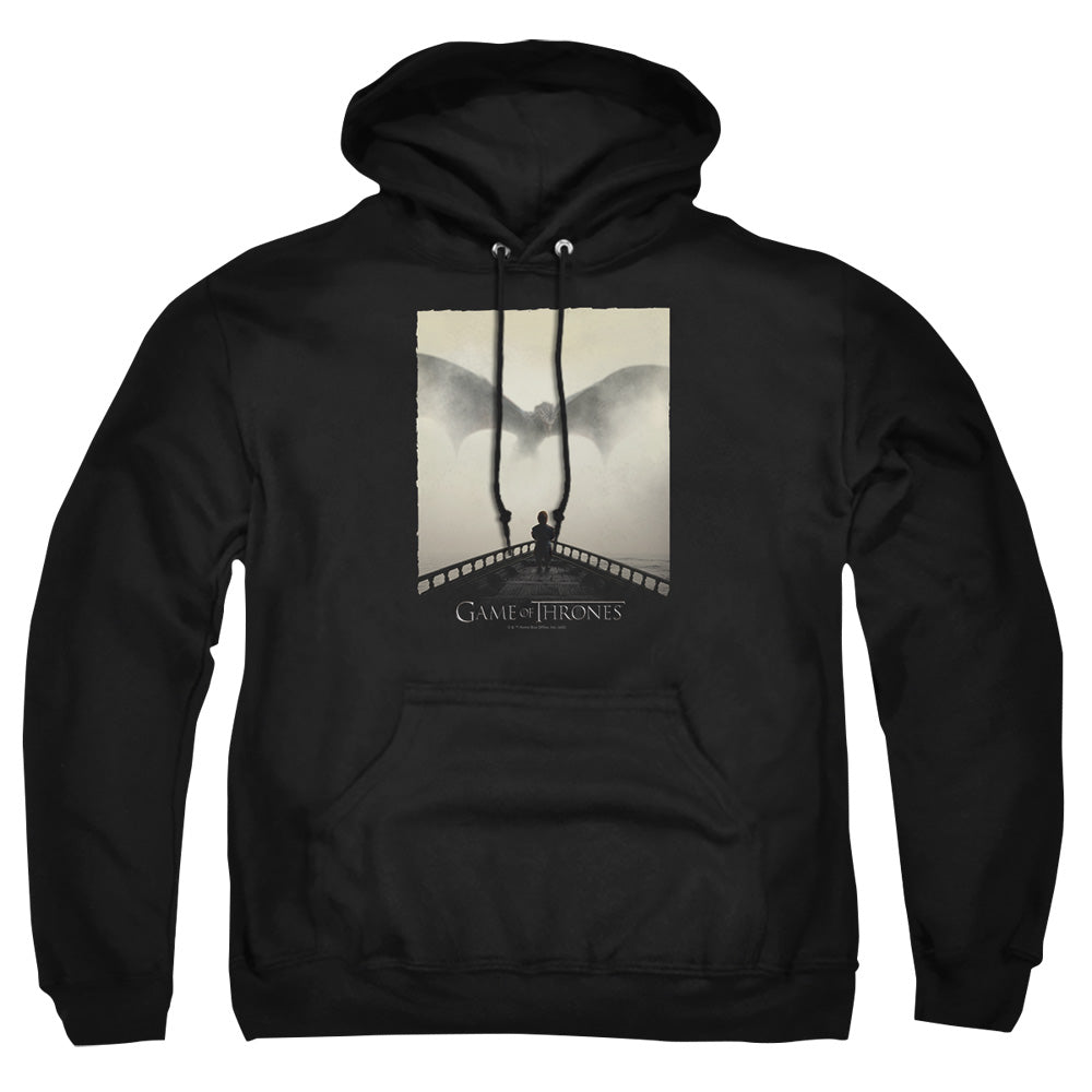 Game Of Thrones Dragon 1 Mens Hoodie Black Officially Licensed