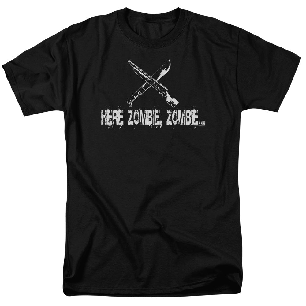 Here Zombie Zombie Mens T Shirt Black Officially Licensed