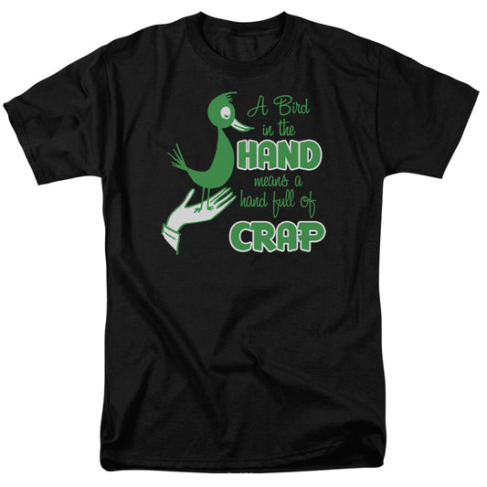 Bird In The Hand Mens T Shirt Black Officially Licensed