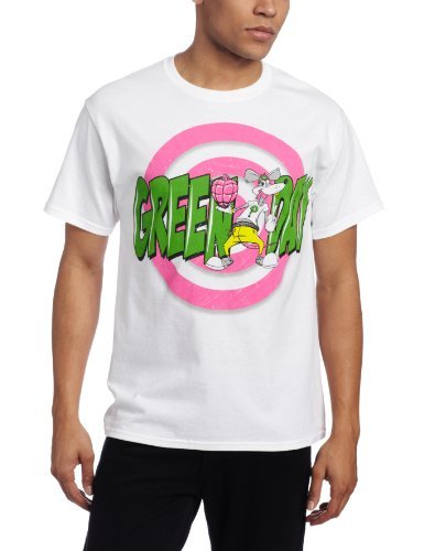 Green Day Green Day Rat Men'S T-Shirt, White, X-Large [T-Shirt] - Rock Band Apparel