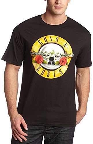Guns N Roses Bullet Logo Mens S [T-Shirt] - Rock Band Apparel