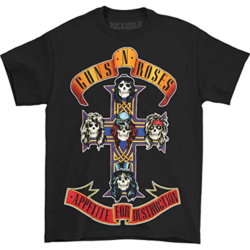 Guns N' Roses GUNS N ROSES APPETITE FOR DESTRUCTION SS TEE SMALL [T-Shirt] - Rock Band Apparel