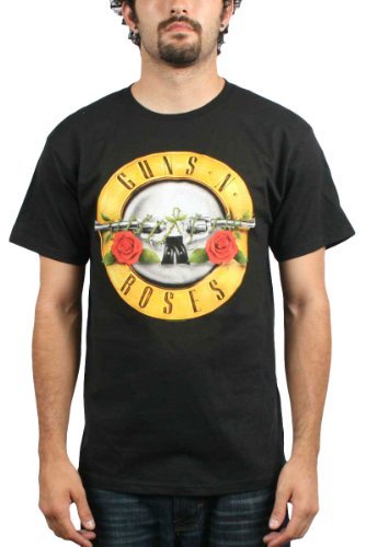 Guns N Roses Guns N Roses - Bullet Logo T-Shirt Size M [T-Shirt] - Rock Band Apparel