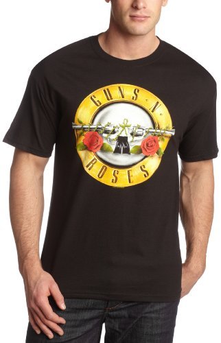 Guns N Roses Men'S Guns N Roses Bullet T-Shirt,Black,Large [T-Shirt]