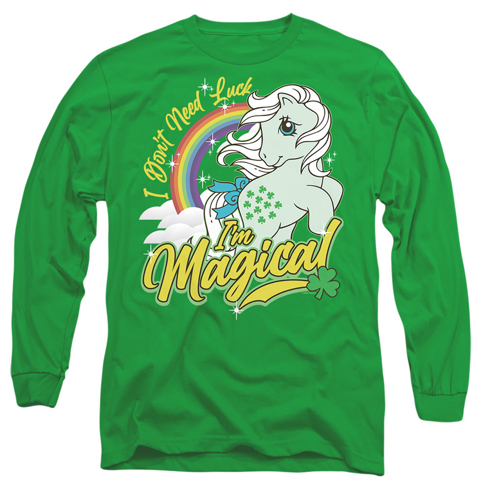 My Little Pony St. Patrick'S Day I'M Magical Mens Long Sleeve Shirt Kelly Green Officially Licensed
