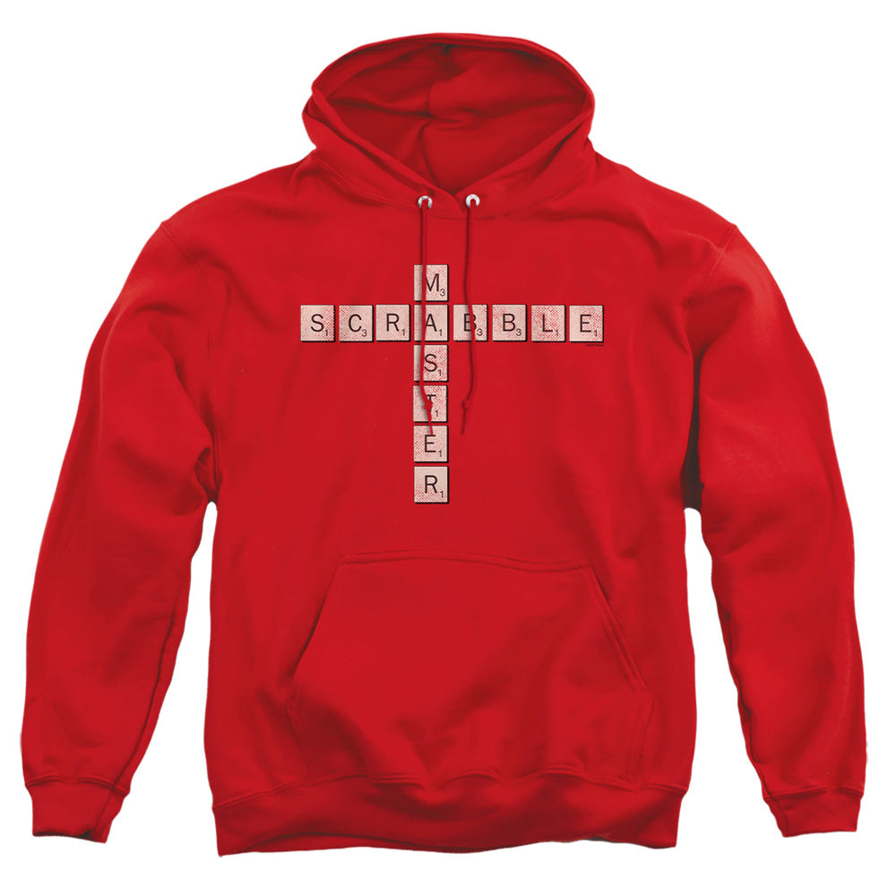 Scrabble Scrabble Master Mens Hoodie Red Officially Licensed