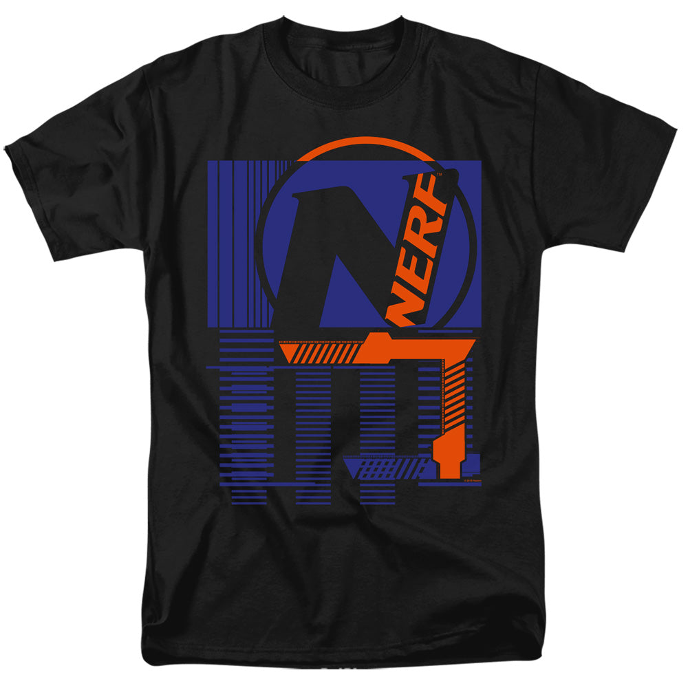 Nerf Grid Mens T Shirt Black Officially Licensed