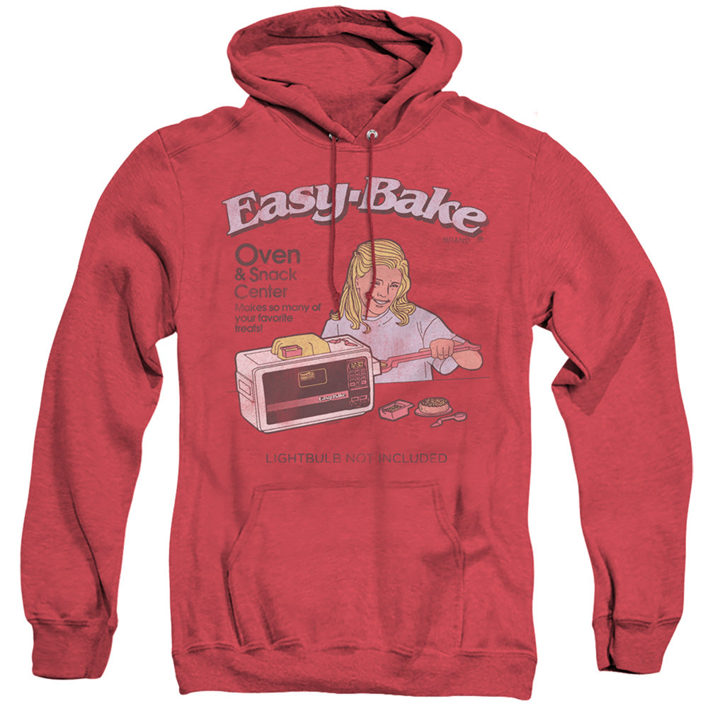Easy Bake Oven Lightbulb Not Included Mens Heather Hoodie Red Officially Licensed