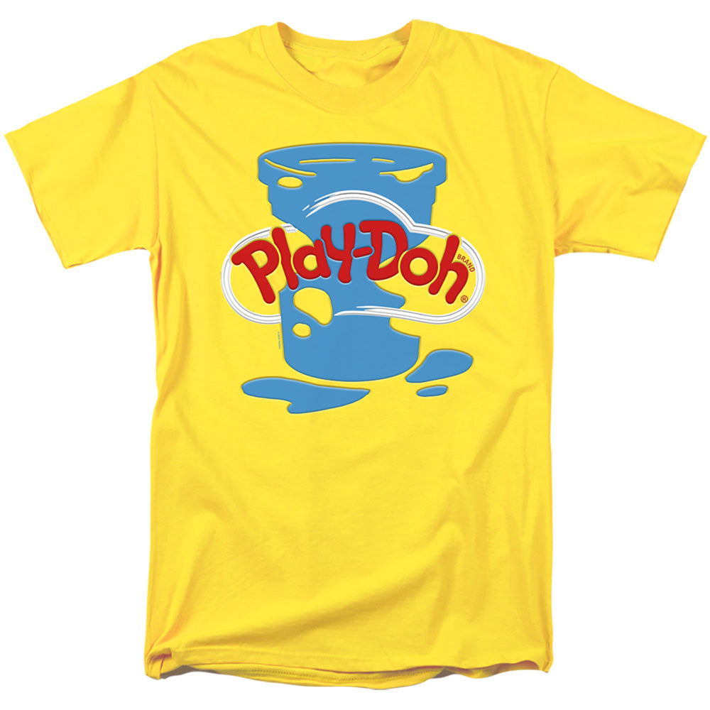Play Doh Play Doh Inverted Messy Mens T Shirt Yellow Officially Licensed