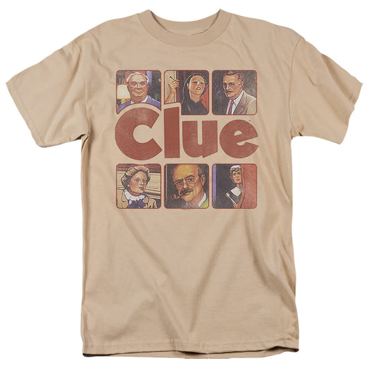 Clue Clue 1986 Mens T Shirt Sand Officially Licensed