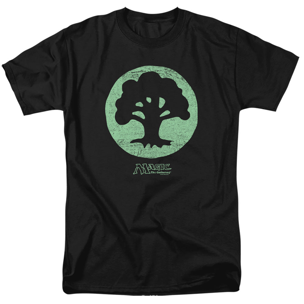 Magic The Gathering Green Symbol Mens T Shirt Black Officially Licensed