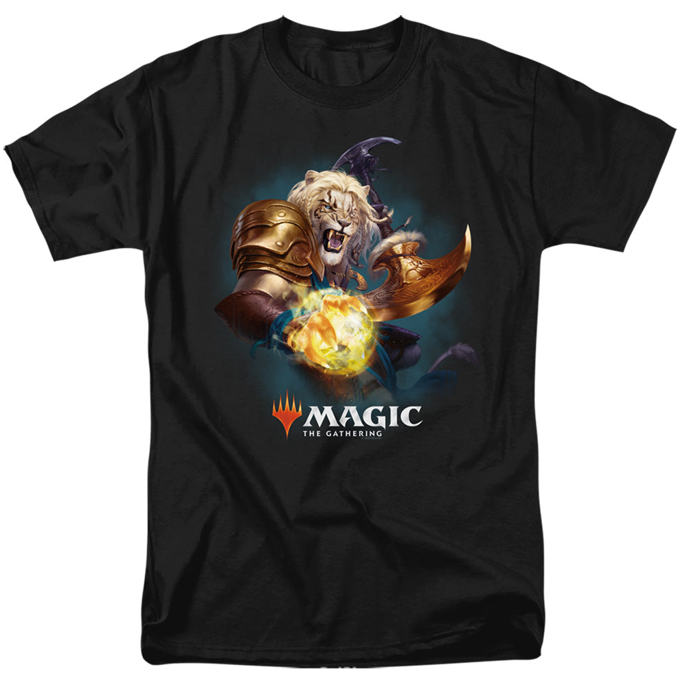 Magic The Gathering Ajani Mens T Shirt Black Officially Licensed