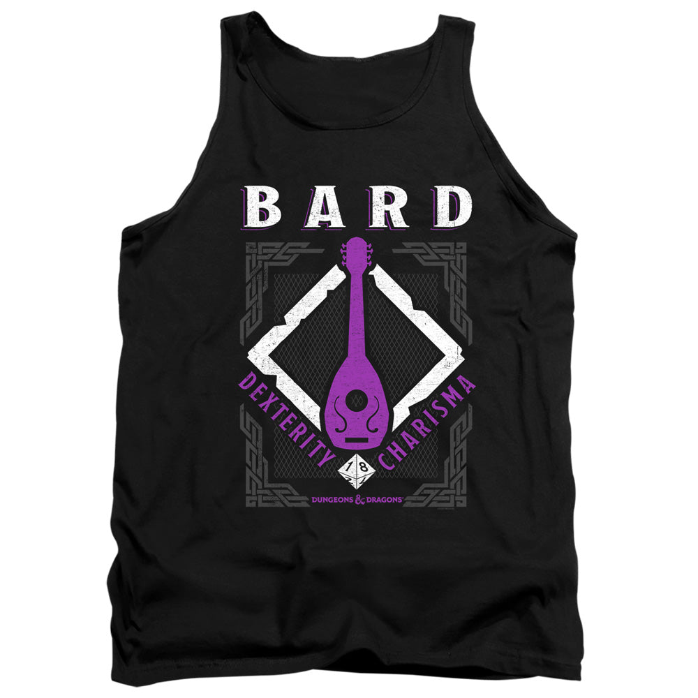 Dungeons And Dragons Bard Mens Tank Top Shirt Black Officially Licensed