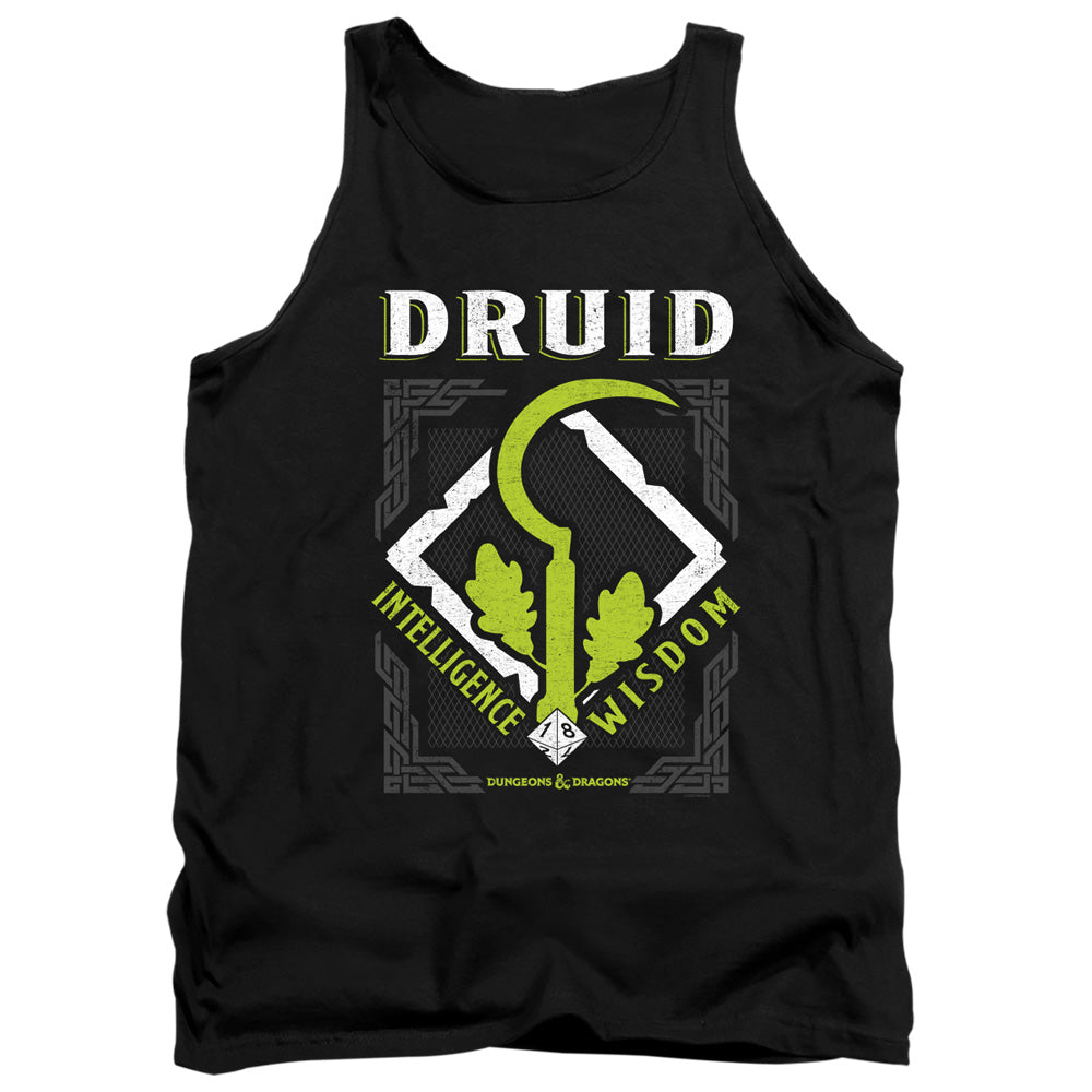 Dungeons And Dragons Druid Mens Tank Top Shirt Black Officially Licensed