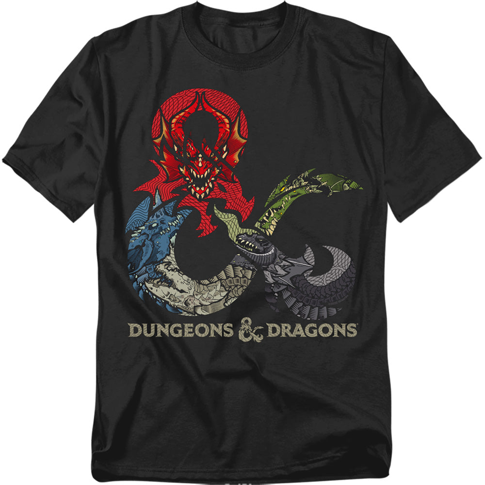 Dungeons And Dragons Dragons In Dragons Mens T Shirt Black Officially Licensed