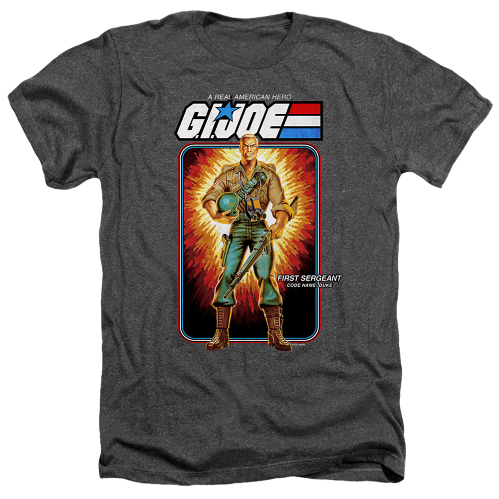 G.I. Joe Duke Card Heather Mens T Shirt Black Officially Licensed