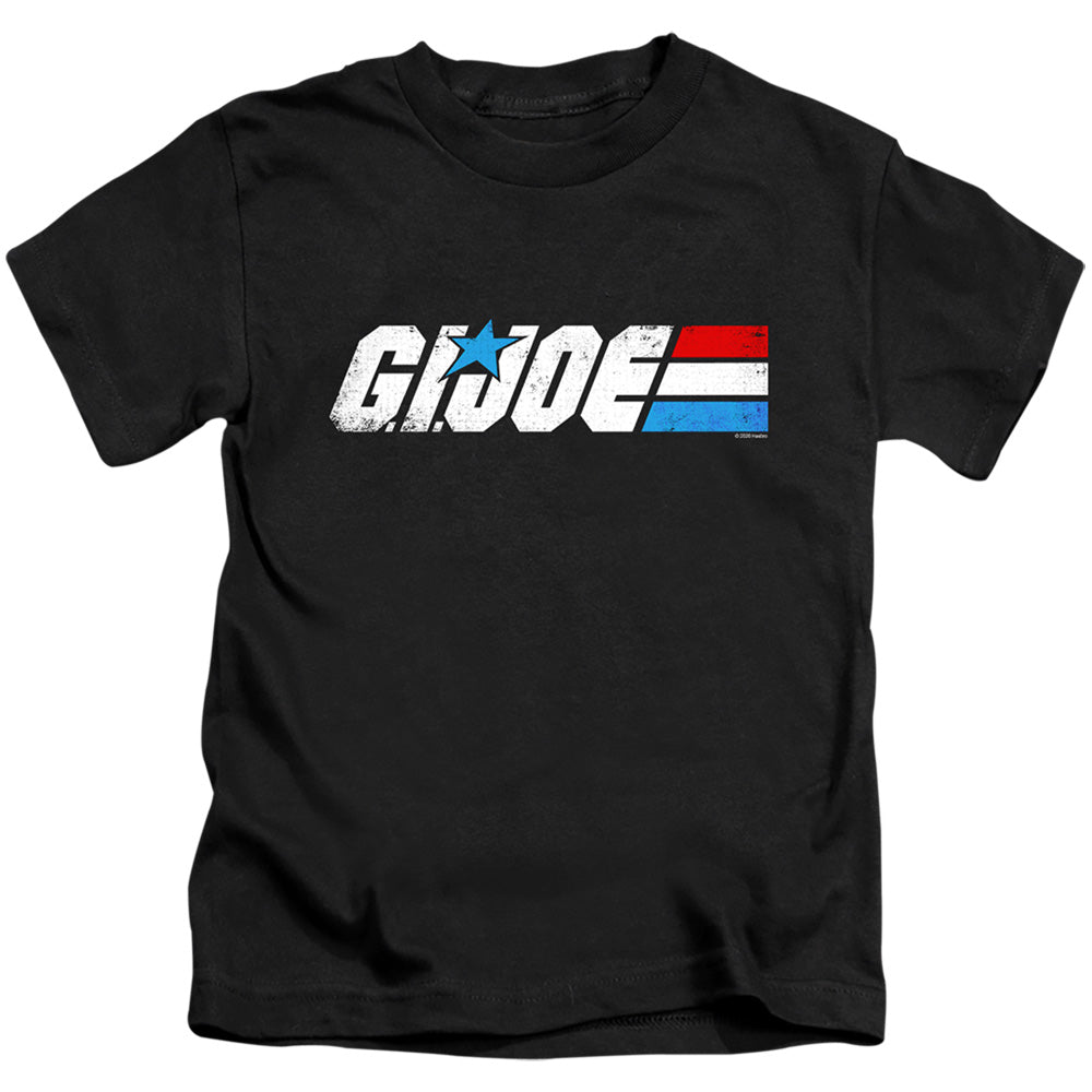 G.I. Joe Distressed Logo Juvenile Kids Youth T Shirt Black Officially Licensed