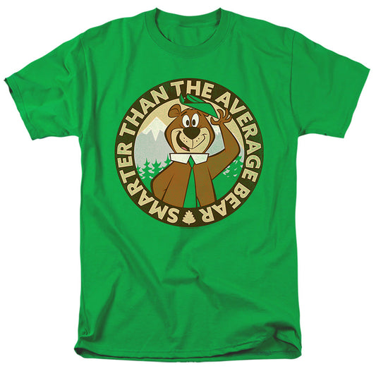 Yogi Bear Arter Than Average Mens T Shirt Kelly Green Officially Licensed
