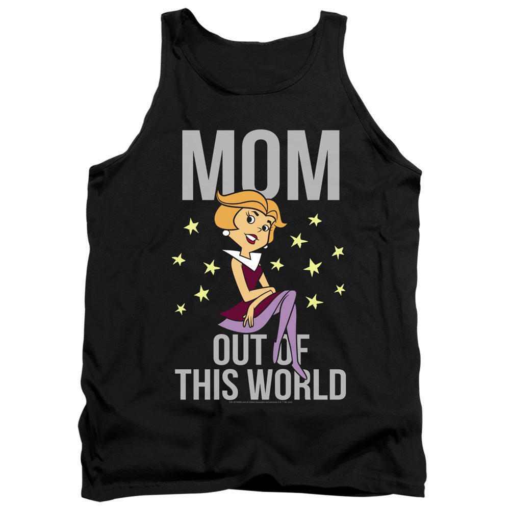 Jetsons Out Of This World Mom Mens Tank Top Shirt Black Officially Licensed