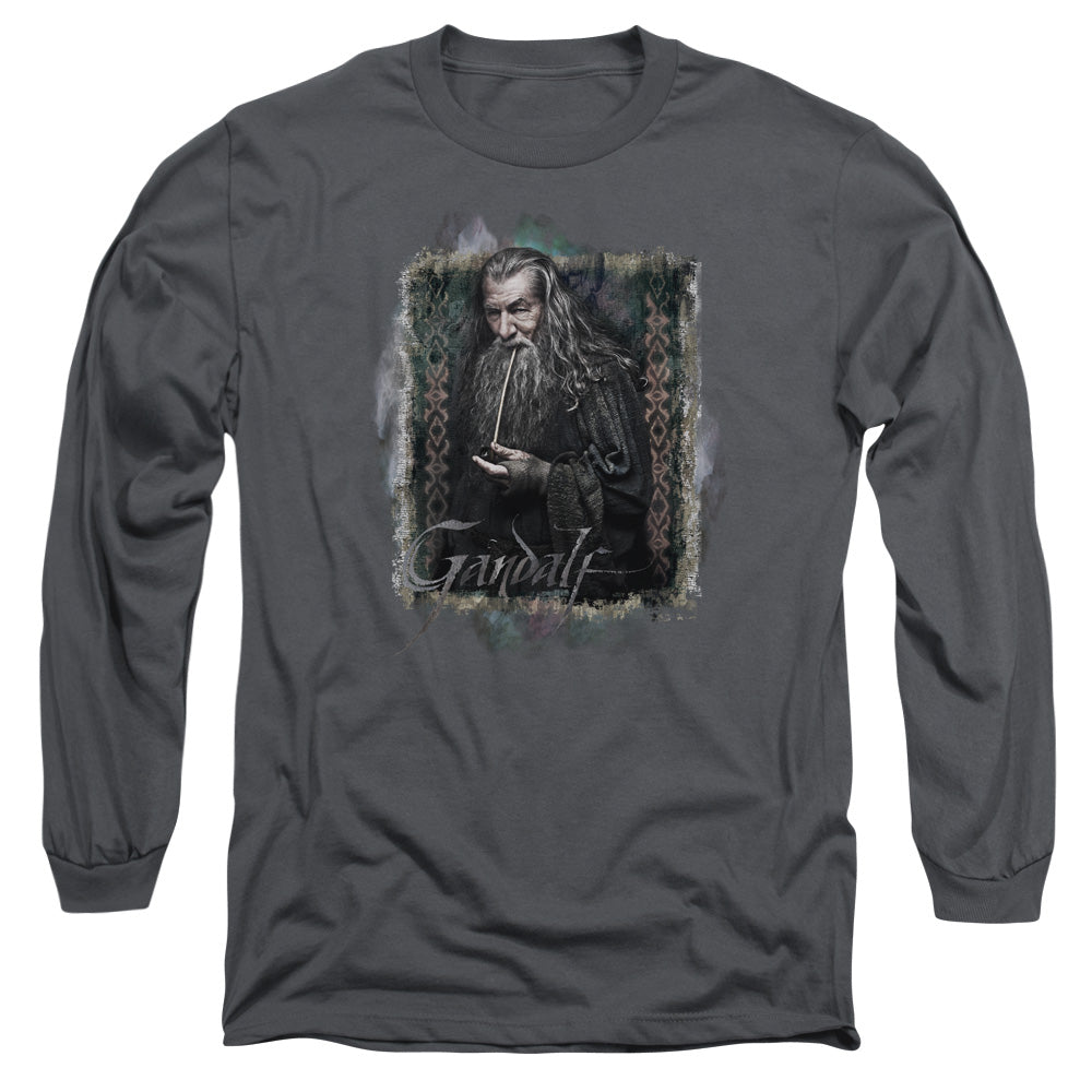 The Hobbit Gandalf Mens Long Sleeve Shirt Charcoal Officially Licensed