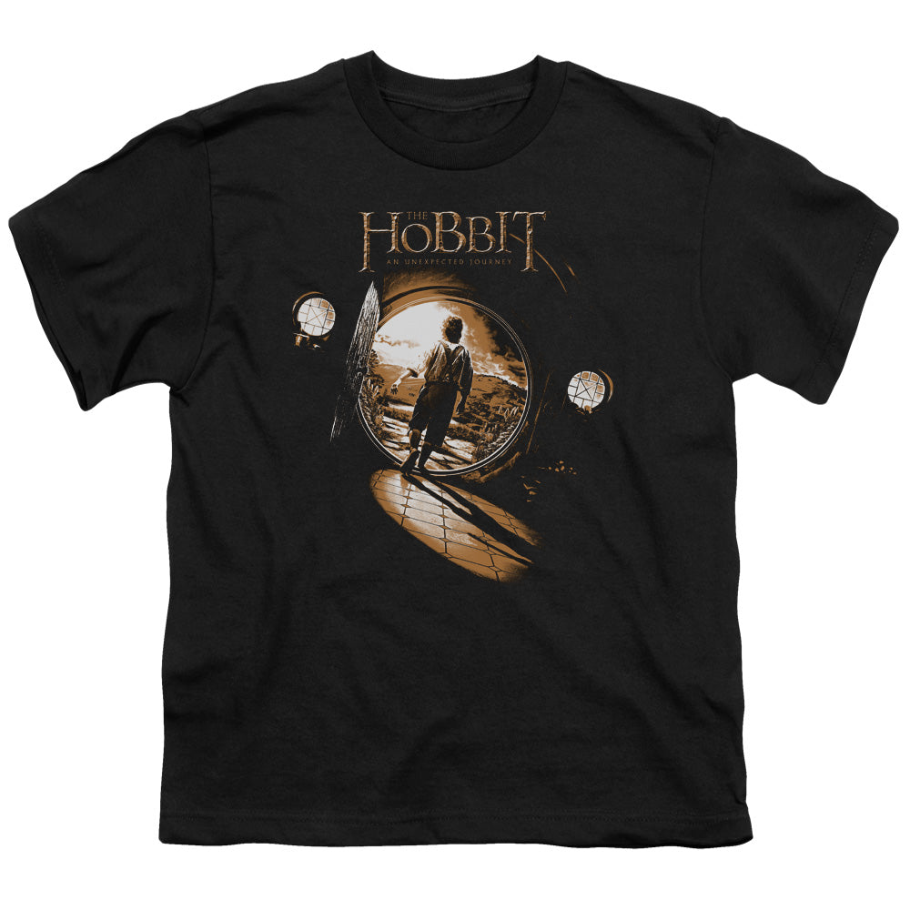 The Hobbit The Hobbit Hole Kids Youth T Shirt Black Officially Licensed