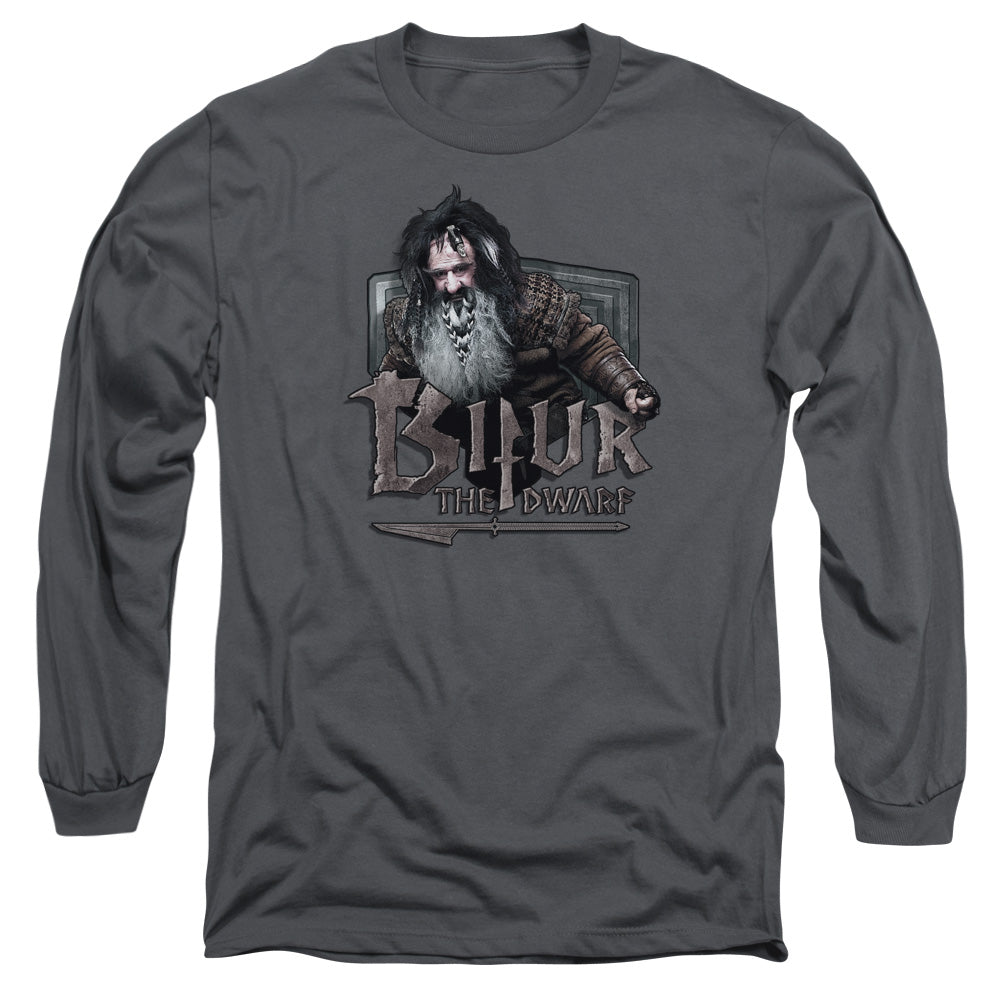 The Hobbit Bifur Mens Long Sleeve Shirt Charcoal Officially Licensed