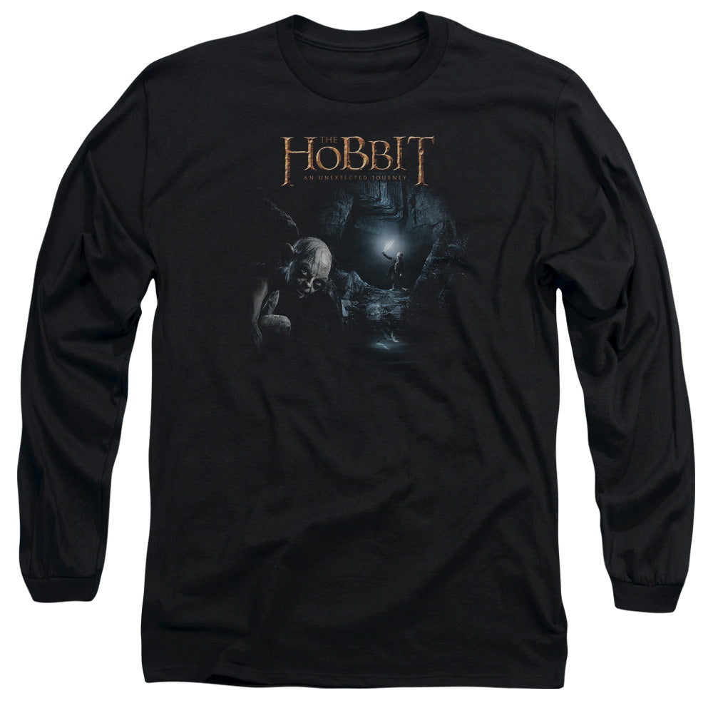 The Hobbit Light Mens Long Sleeve Shirt Black Officially Licensed