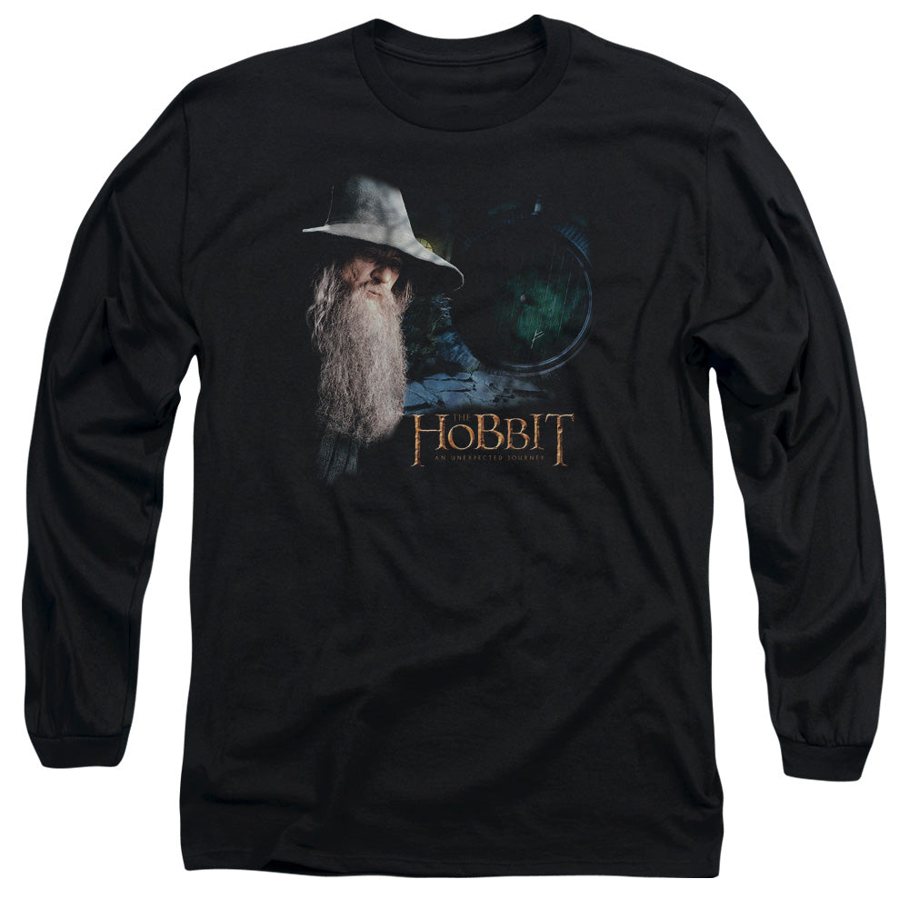 The Hobbit The Door Mens Long Sleeve Shirt Black Officially Licensed