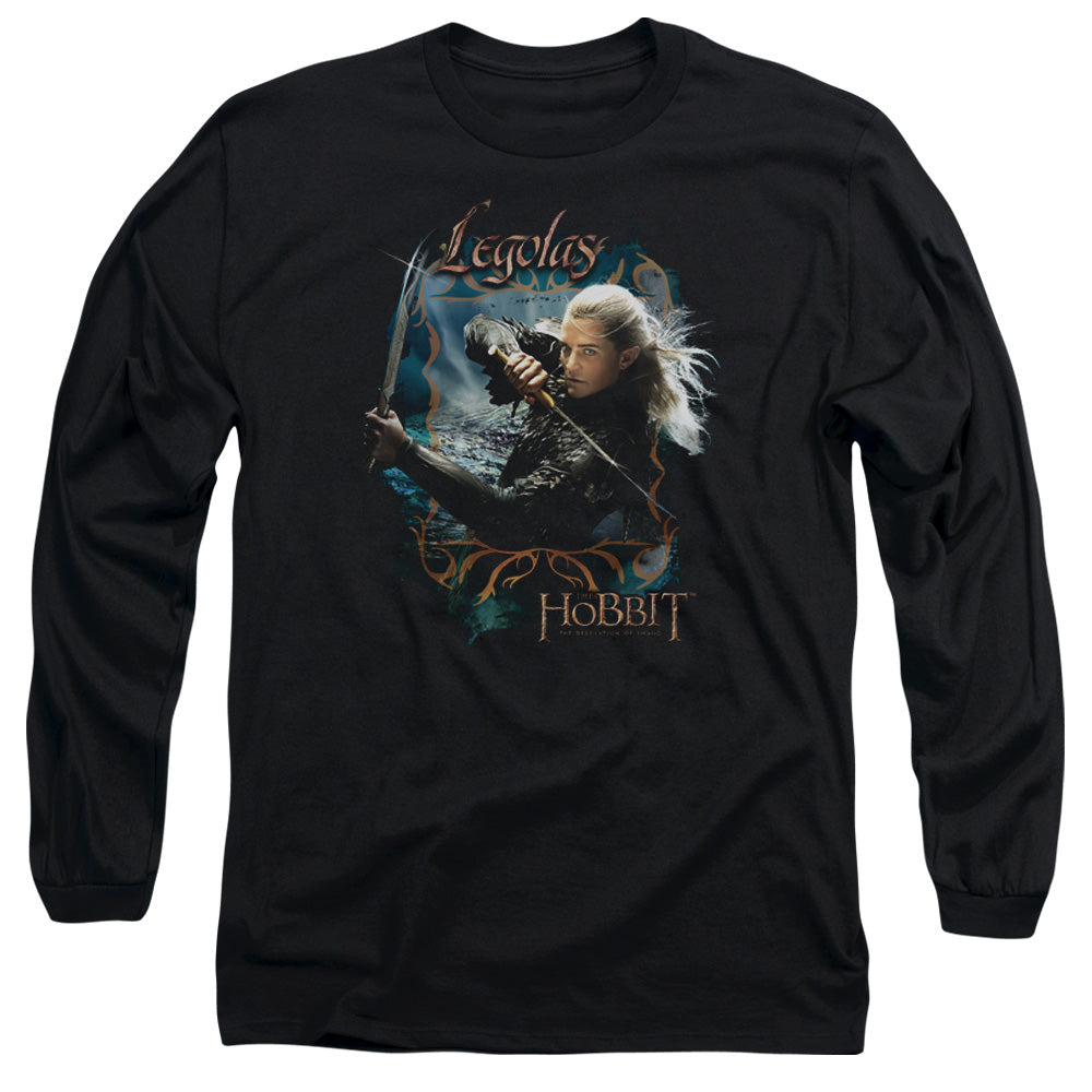Hobbit Knives Mens Long Sleeve Shirt Black Officially Licensed