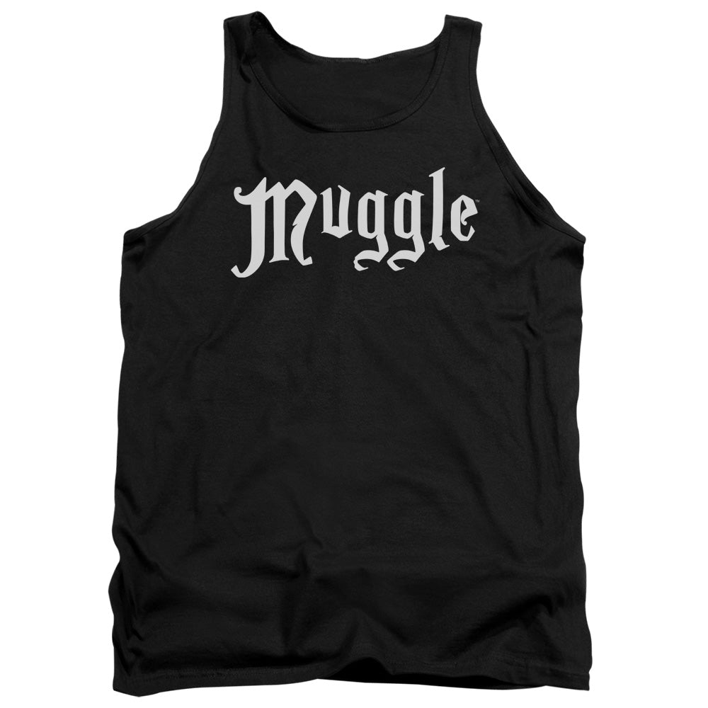 Harry Potter Muggle Mens Tank Top Shirt Black Officially Licensed
