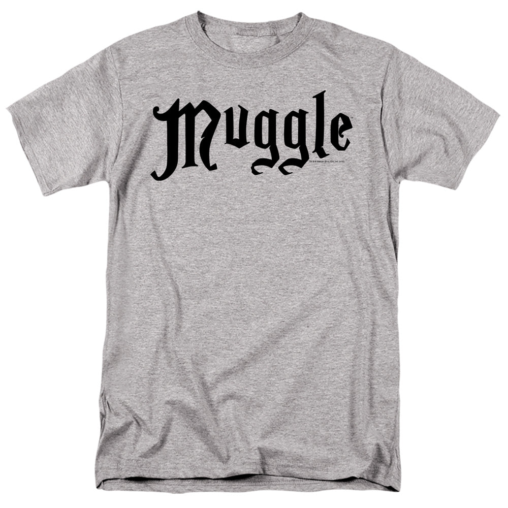 Harry Potter Muggle Mens T Shirt Athletic Heather Officially Licensed