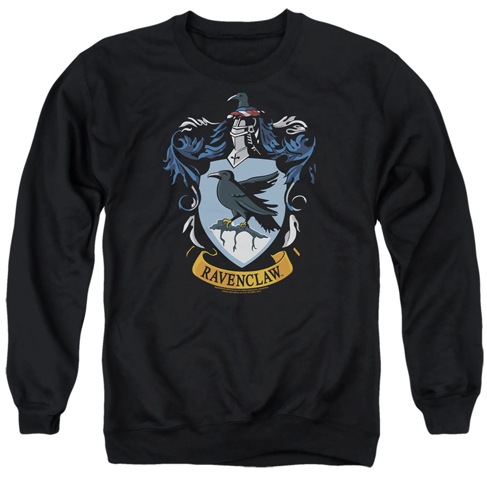 Harry Potter Ravenclaw Crest Mens Crewneck Sweatshirt Black Officially Licensed
