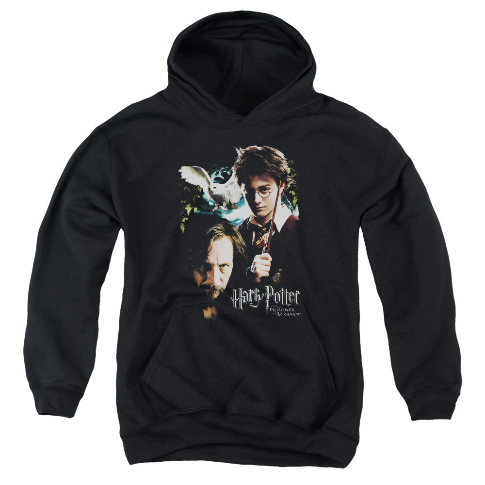 Harry Potter Harry and Sirius Kids Youth Hoodie Black Officially Licensed