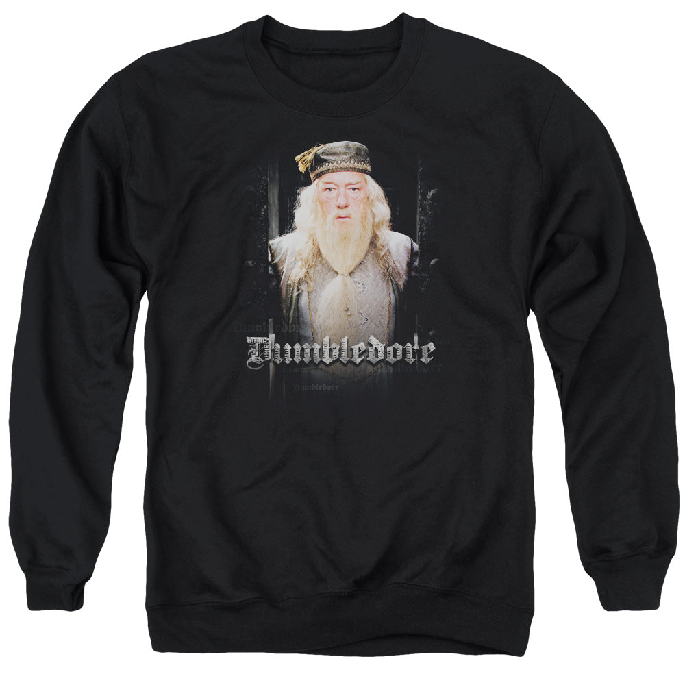 Harry Potter Dumble Doors Mens Crewneck Sweatshirt Black Officially Licensed