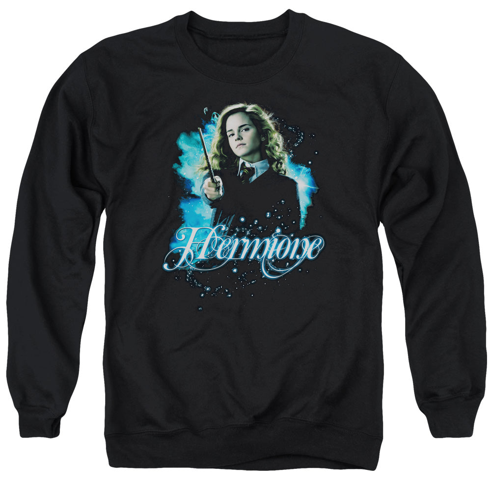 Harry Potter Hermione Ready Mens Crewneck Sweatshirt Black Officially Licensed