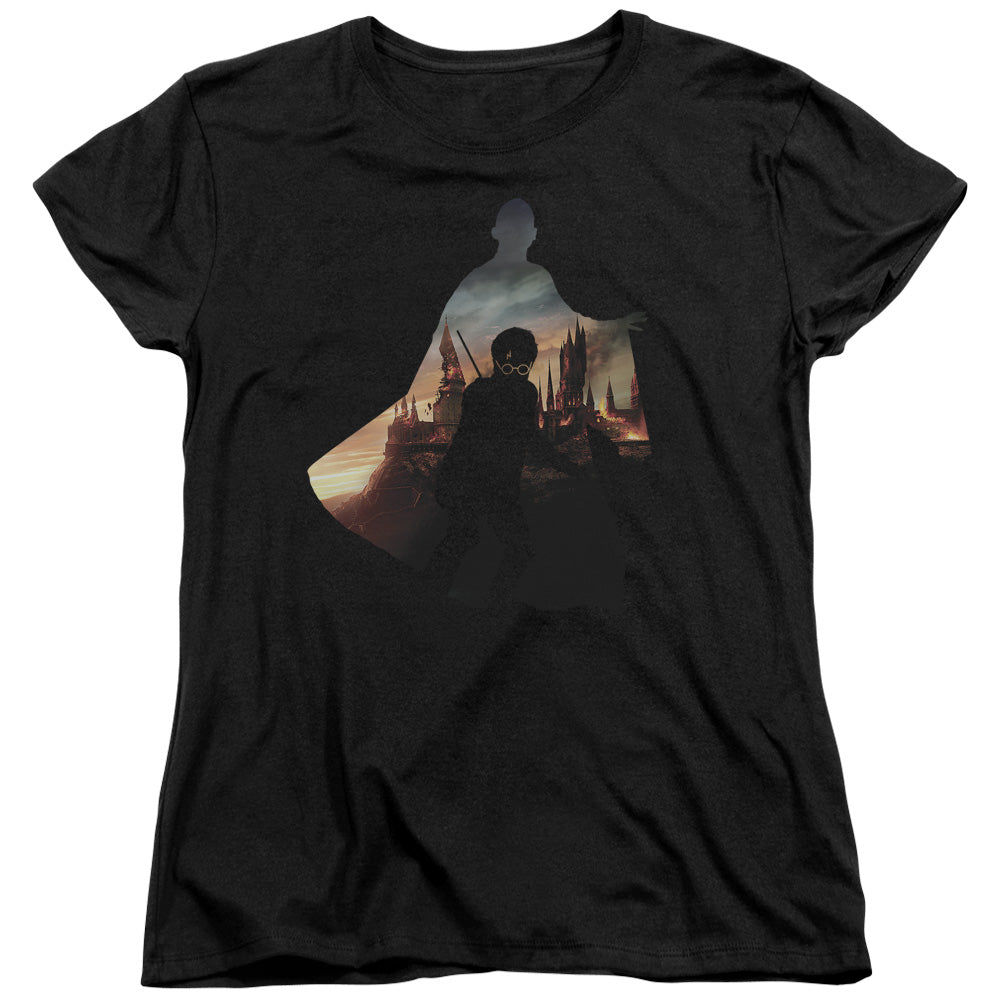 Harry Potter Voldemort Looms Womens T Shirt Black Officially Licensed