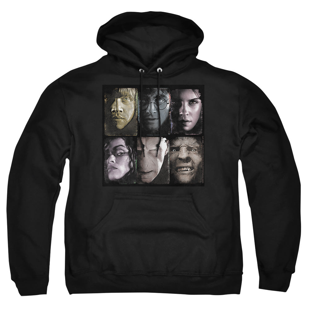 Harry Potter Horizontal Heads Mens Hoodie Black Officially Licensed