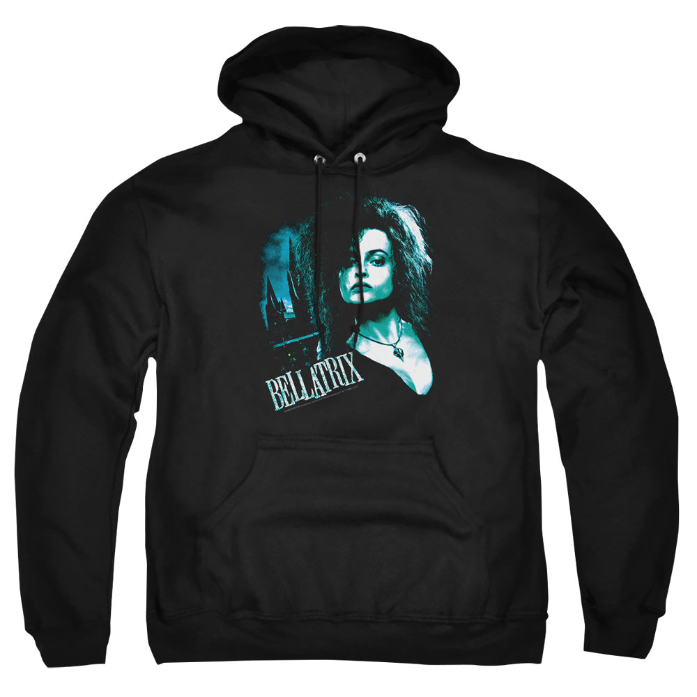 Harry Potter Bellatrix Closeup Mens Hoodie Black Officially Licensed