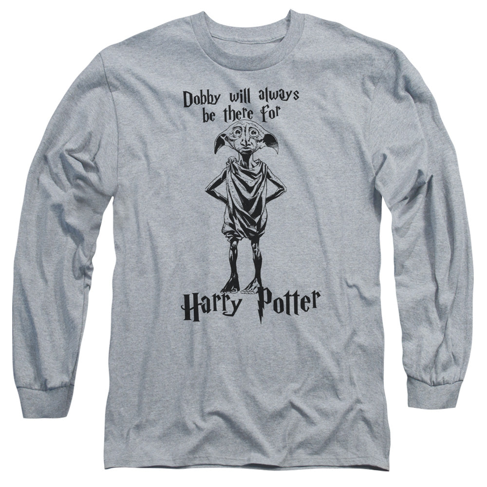 Harry Potter Always Be There Mens Long Sleeve Shirt Athletic Heather Officially Licensed Officially Licensed