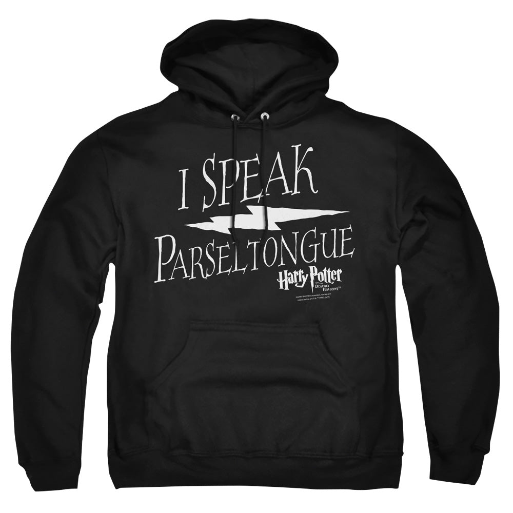 Harry Potter I Speak Parseltongue Mens Hoodie Black Officially Licensed